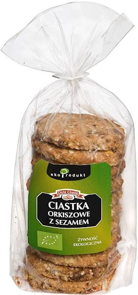 BIO Ciastka orkiszowe z sezamem 200g Ekoprodukt