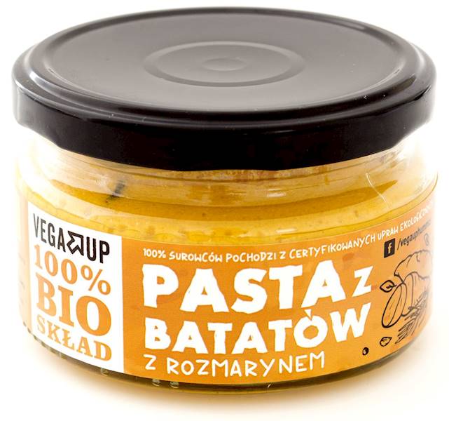 BIO Pasta z batatów z rozmarynem 190g Vega Up