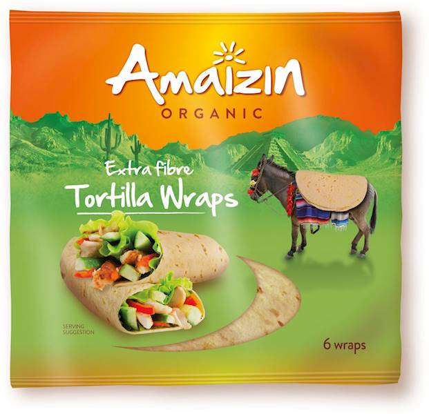 BIO Tortilla wraps z ortębami 240g