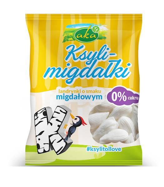 Ksyli-landrynki o smaku migdałowym z ksylitolem