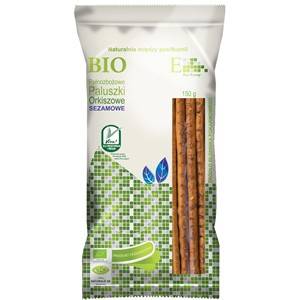Bio paluszki orkiszowe pełnoziarniste sezamowe 150