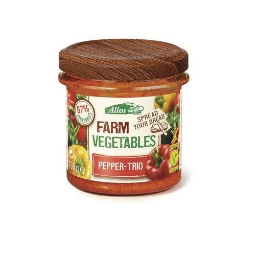 BIO B/glut. Pasta warzywna z 3 rodz papryki 135g