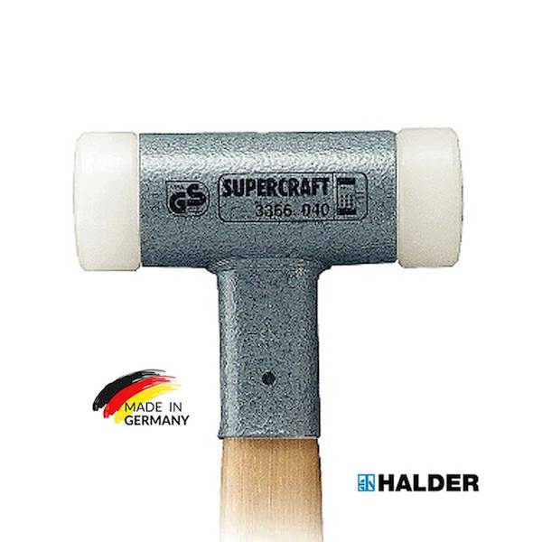 Pobijak bezodrzutowy z koncówkami Ø 40 mm Halder EH3366.040
