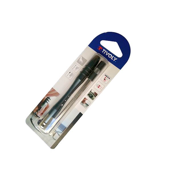 Uchwyt magnetyczny + przedłużka do bitów mini hex 4 mm Tivoly 11501320017