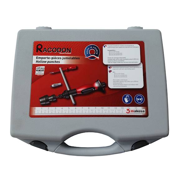Kpl. wycinaków Ø 3-30 mm z cyrklem, Racodon  RJ 330 PC