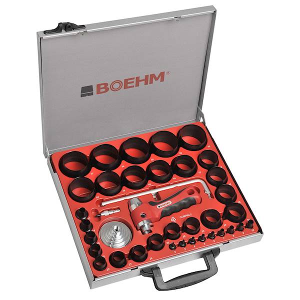 Kpl. wycinaków Ø 2-60 mm z cyrklem Boehm JLB 260 PACC