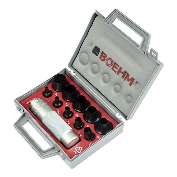 Zestaw wycinaków calowych do uszczelek Ø 1/8"- 3/4" Boehm JLB 320 US