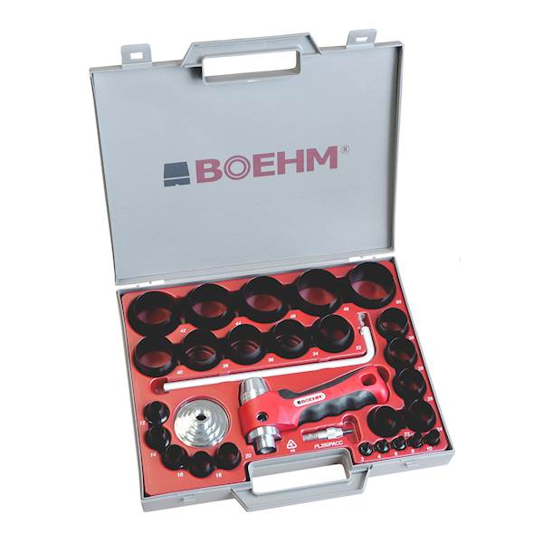Wycinaki do uszczelek Ø 3-50 mm parzyste z cyrklem Boehm JLB 350 PACC