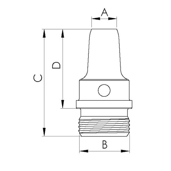 Klosz wycinaka 9 mm gwintowany Boehm JLB 9