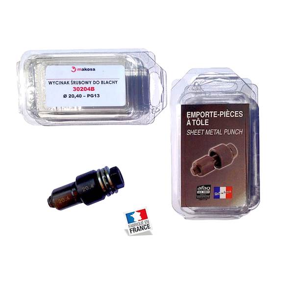 Wycinak do blachy łożyskowany Ø 20,40 mm PG13 - 30204B