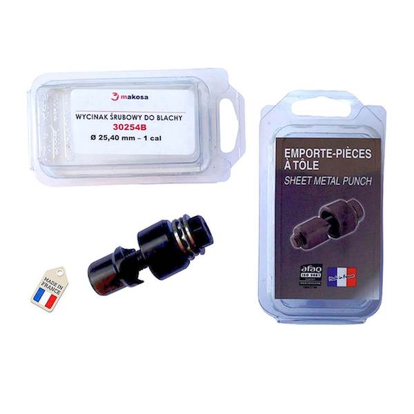 Wycinak do blachy łożyskowany Ø 1" 25,40 mm - 30254B
