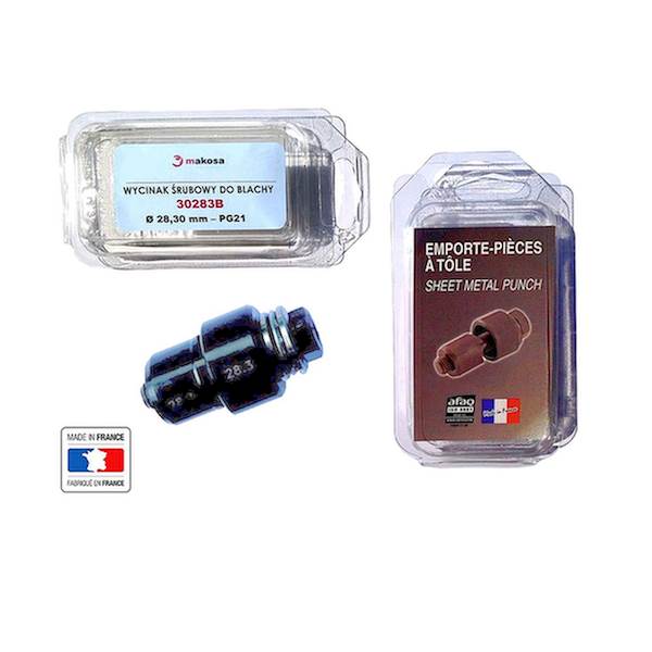 Wycinak do blachy łożyskowany Ø 28,30 mm PG21 - 30283B
