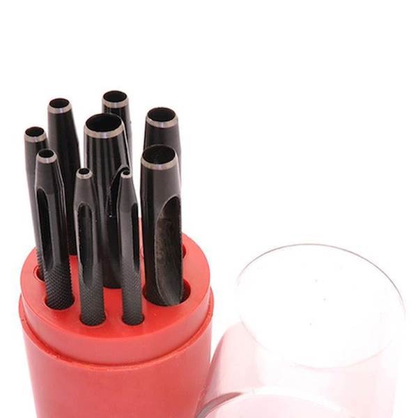 Kpl. wycinaków rurkowych w etui Ø 2-10 mm - Racodon 623 ASB