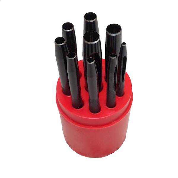 Kpl. wycinaków rurkowych w etui Ø 2-10 mm - Racodon 623 ASB