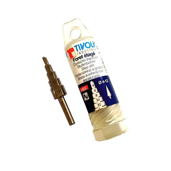 Wiertło stopniowe HSS Ø 4-12 mm Tivoly 11448810412