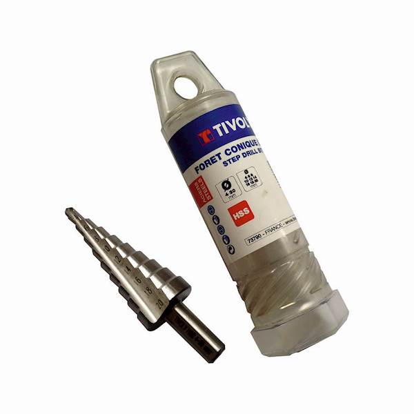 Wiertło stopniowe HSS Ø 4-20 mm Tivoly 11448810420