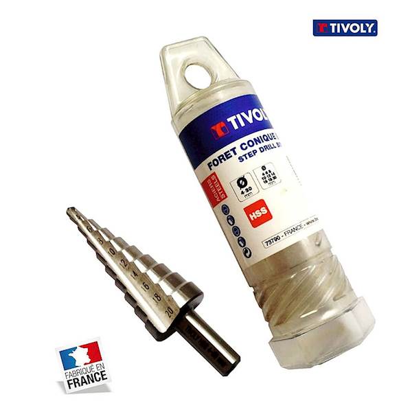 Wiertło stopniowe HSS Ø 4-20 mm Tivoly 11448810420