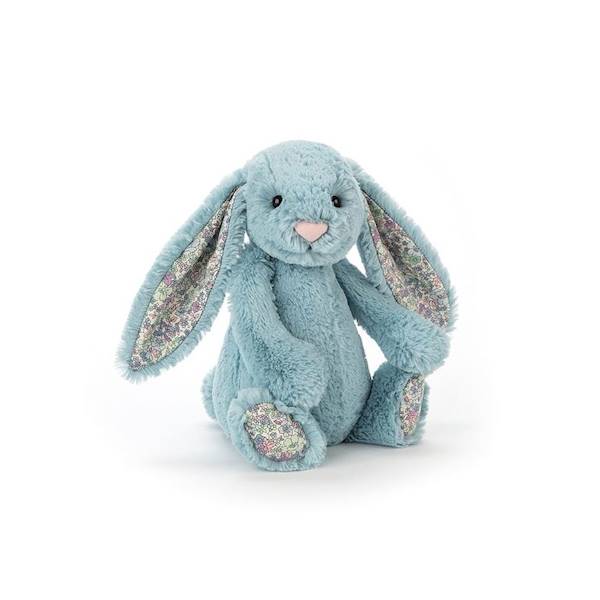 JellyCat - Królik Aqua k.uszy 18cm