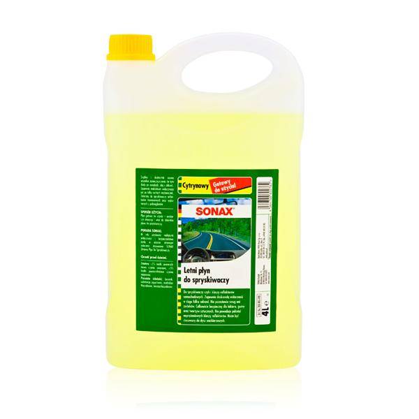 SONAX Letni płyn do spryskiwaczy - 4L CYTRYNOWY