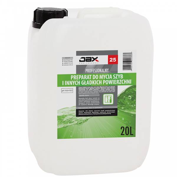 JAX - Płyn do mycia szyb 20L