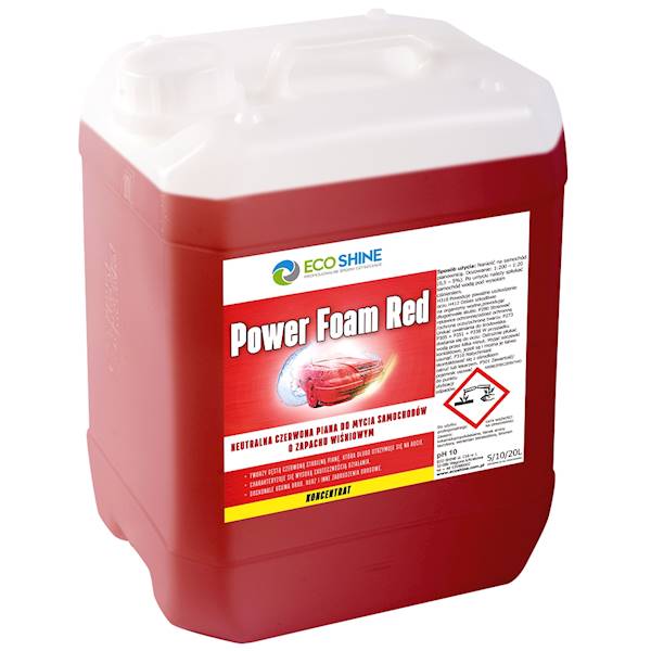 ECO SHINE POWER FOAM RED 10L