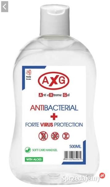 AXG Żel Antybakteryjny 500ml