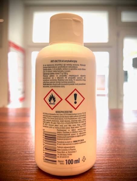 Anti-Bacter - Żel Antybakteryjny / Biobójczy 100ml