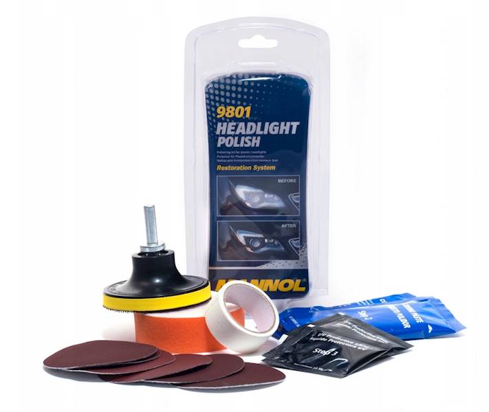 MANNOL Headlight Polish Restoration System