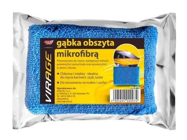 MOJE AUTO Gąbka obszyta mikrofibrą
