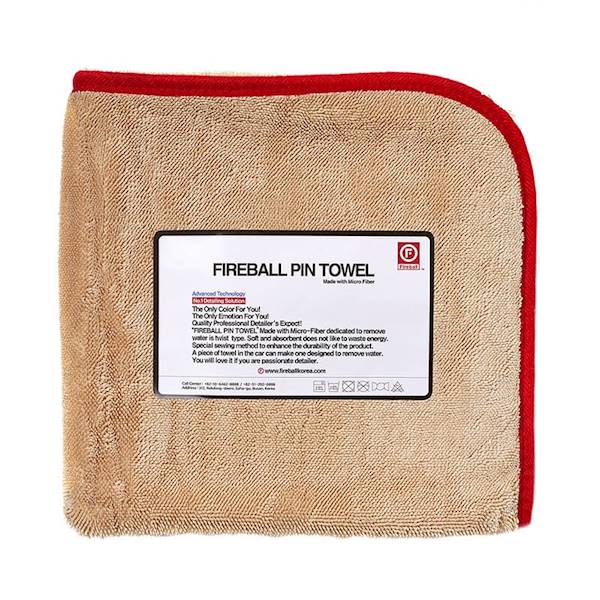 FIREBALL - Pin Towel 72x95cm RED