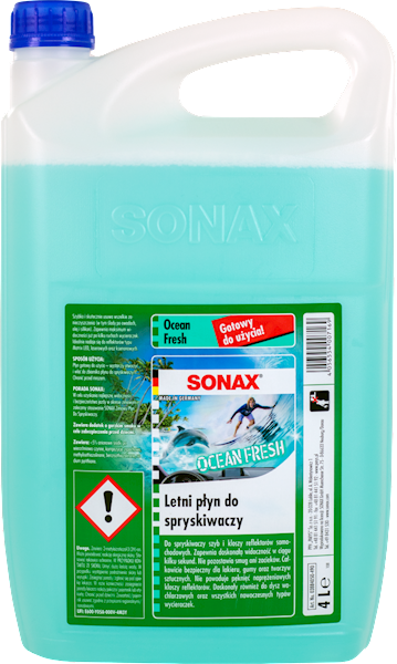 SONAX Letni płyn do spryskiwaczy - 4L OCEAN FRESH