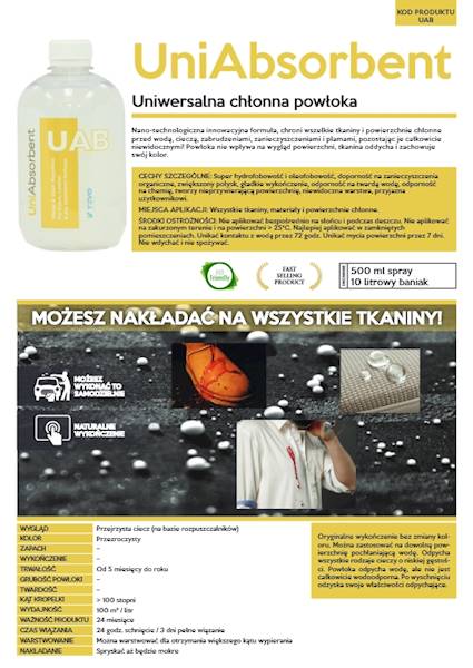 TEVO UNIABSORBENT 500ml