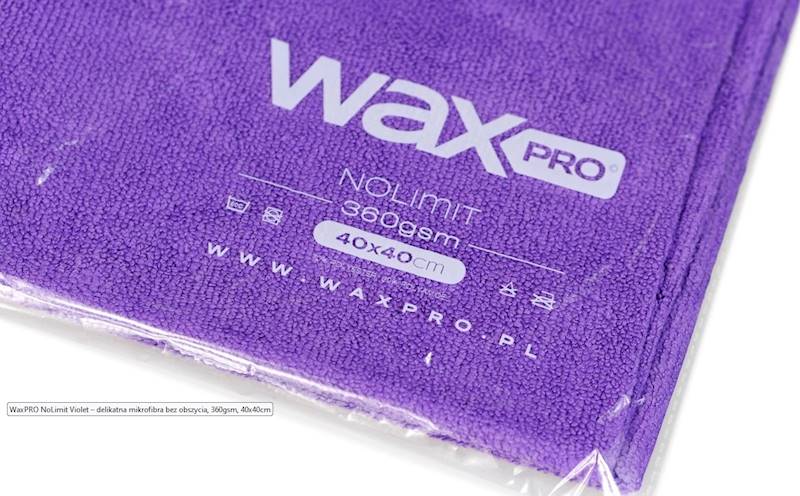 WaxPRO - mikrofibra do docierania powłok/wosków
