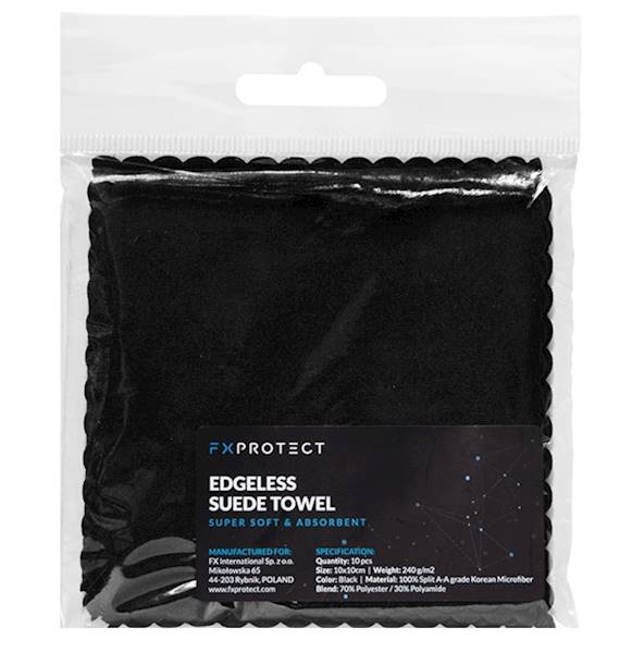 FX PROTECT - Mikrofibra suede 10x10cm BLACK