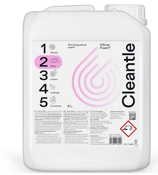 Cleantle - CITRUS Foam2 5L
