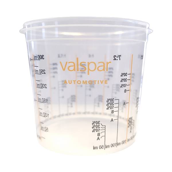 CCS - Valspar przeźroczysty kubek z miarką 600ml