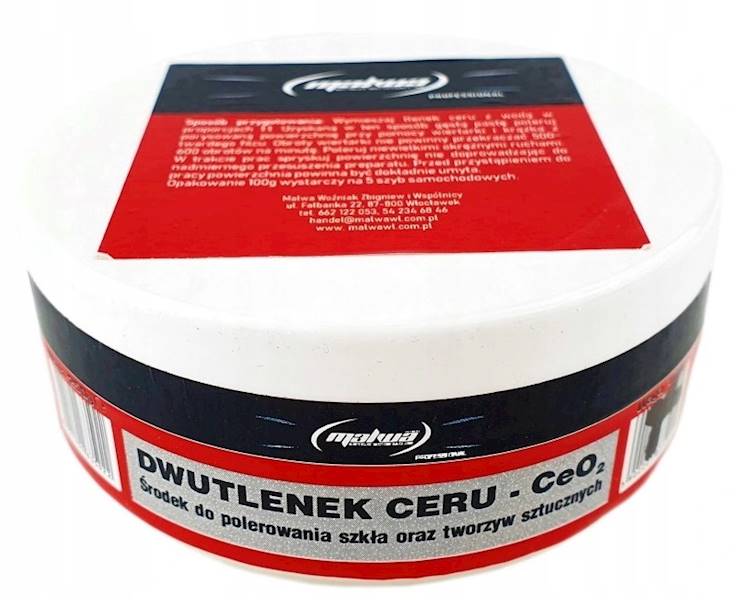MALWA Tlenek ceru - do polerowania szkła/szyb 100g