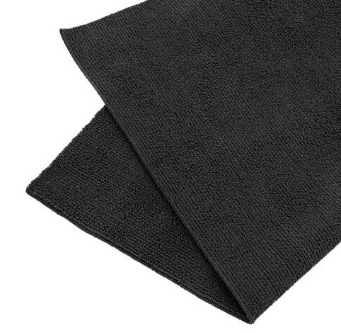 CCS Mikrofibra 380g/m2 40x40cm Black Piano