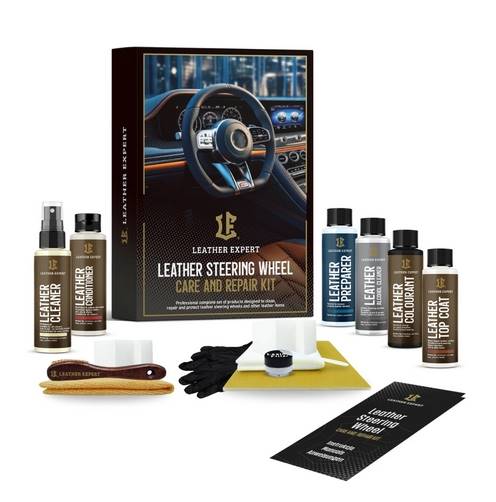 LEATHER EXPERT Steering Wheel Restoration BIG KIT