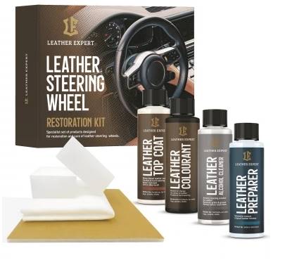 LEATHER EXPERT Leather Steering Wheel Restoration 