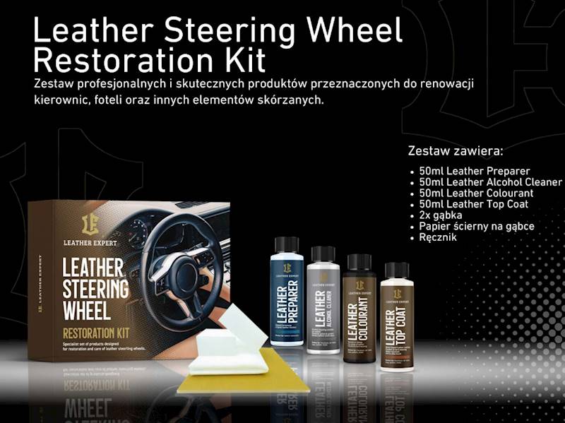 LEATHER EXPERT Leather Steering Wheel Restoration 
