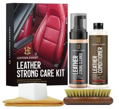 LEATHER EXPERT Car Leather Care Kit STRONG
