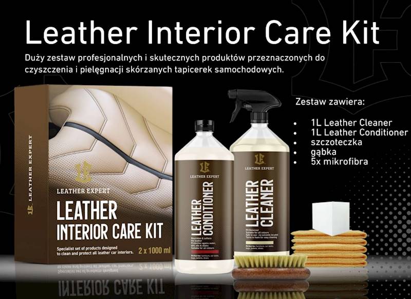 LEATHER EXPERT Car Leather Care Kit SOFT