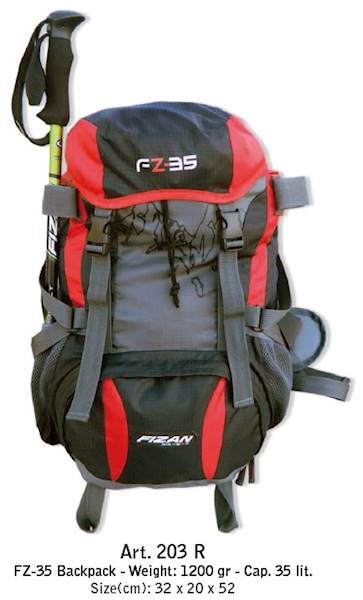 PLECAK FIZAN CONCEPT FZ-35 red