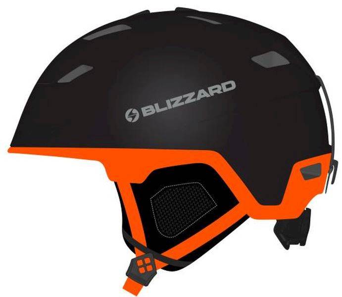 kask BLIZZARD DOUBLE bl matt/neon orange 60-62