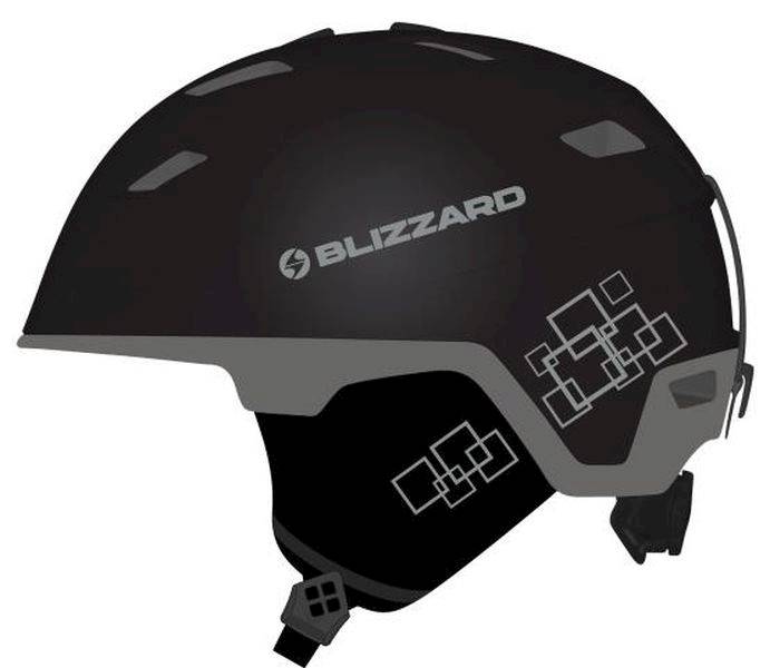 kask BLIZZARD DOUBLE bl/gun metal/silver 56-59