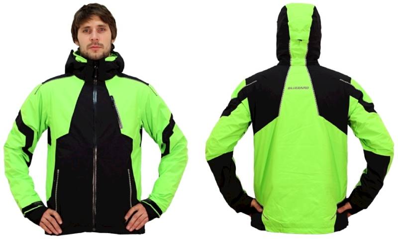 kurtka BLIZZARD narc. POWER Men black/lime green S