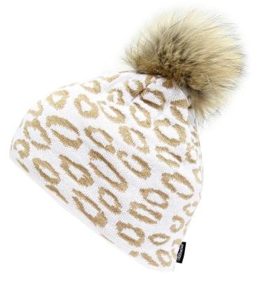 czapka BLIZZARD LEOPARD white