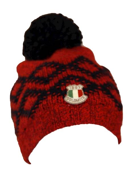 czapka DOLOMITE 1 JH 060 dark red S