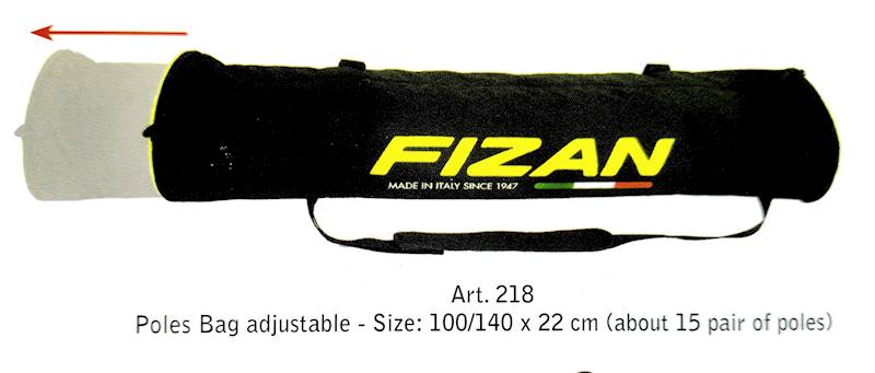 pokrowiec FIZAN na KIJE NW 100-140cm 15 par black